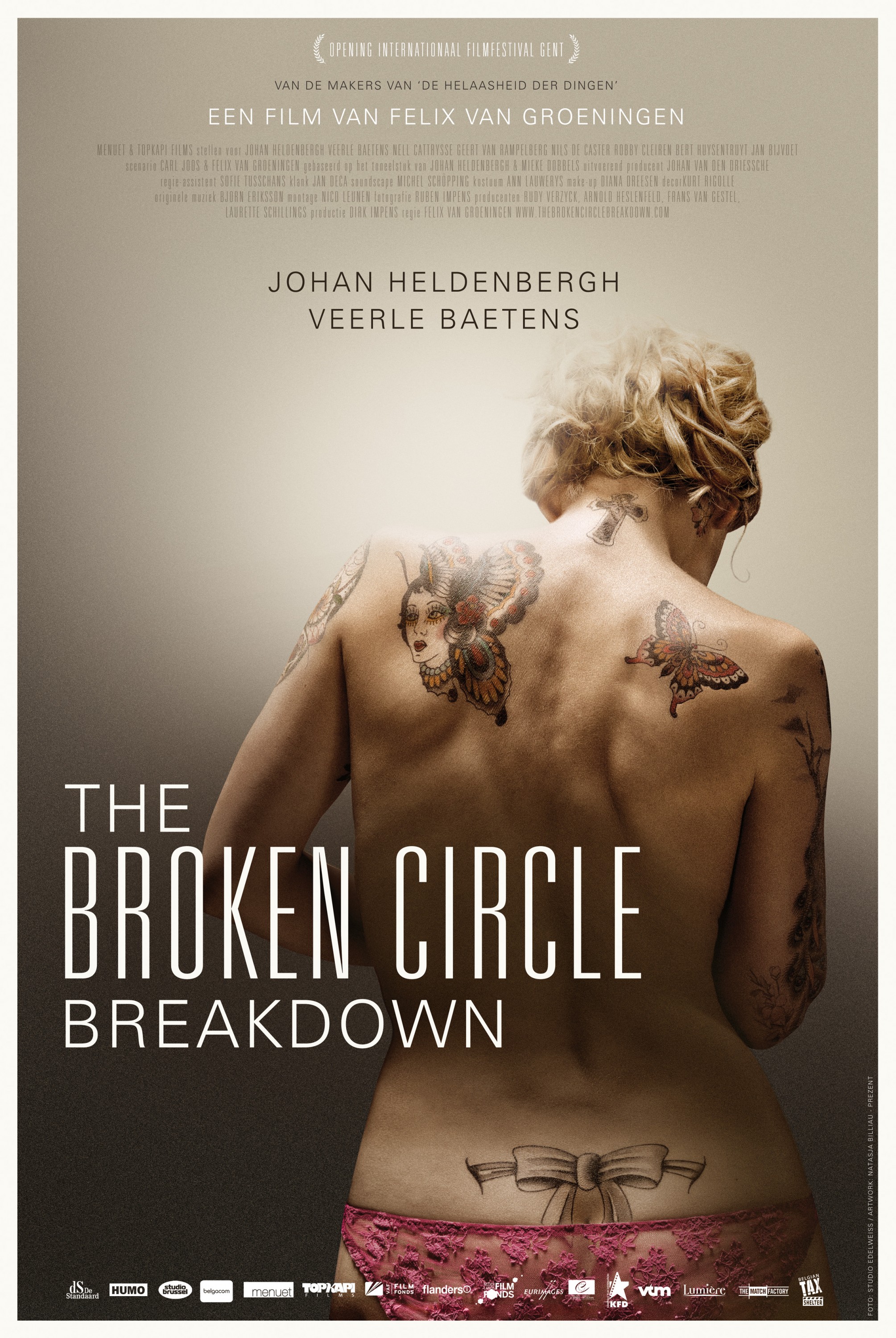 《破碎之家 / The Broken Circle Breakdown》比利时电影海报，用于比利时禁忌主题解析：沉默、边界与责任专题